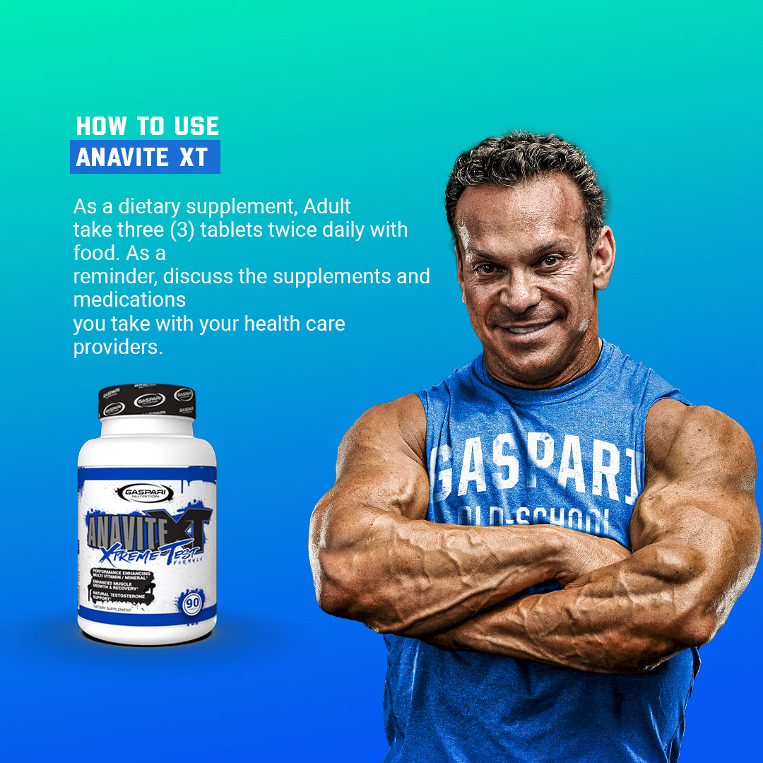 Anavite XT - Sports Multi-vitamin + Extreme Test Booster