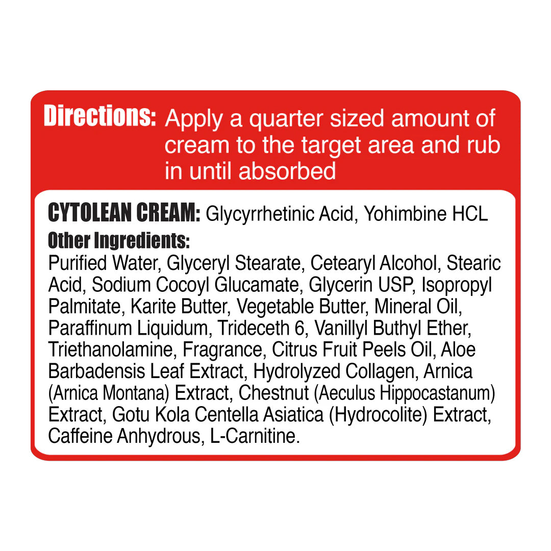 CYTOLEAN CREAM - THERMOGENIC WORKOUT CREAM