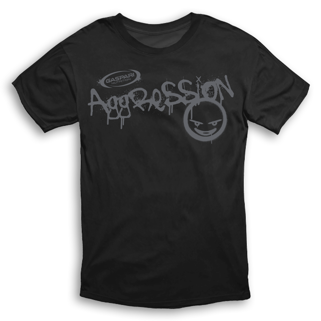 Black Aggression T-Shirt - Gaspari Nutrition