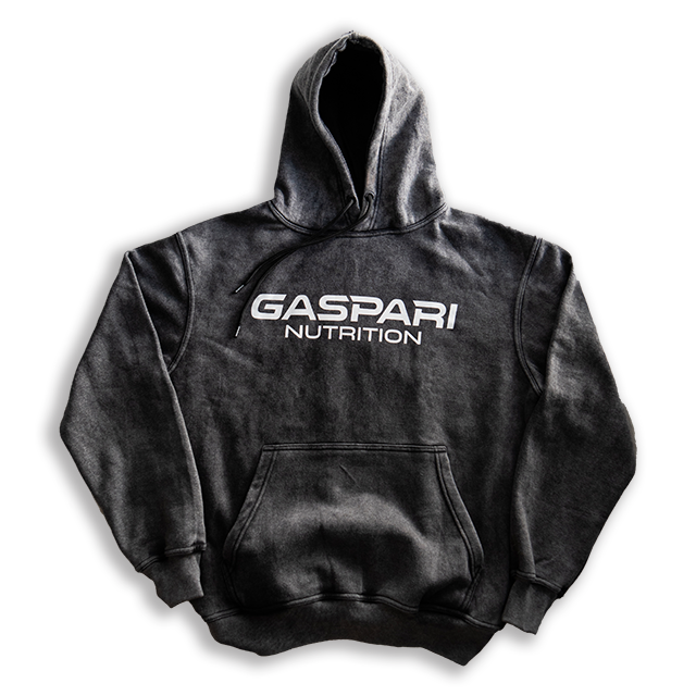 Gaspari Acid Wash Hoodie | Black - Gaspari Nutrition 
