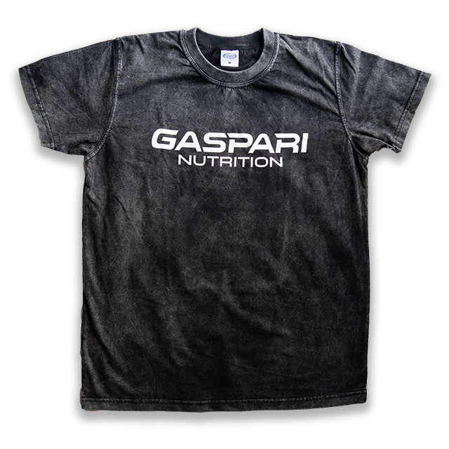Gaspari Acid Wash T-shirt | Black - Gaspari Nutrition 